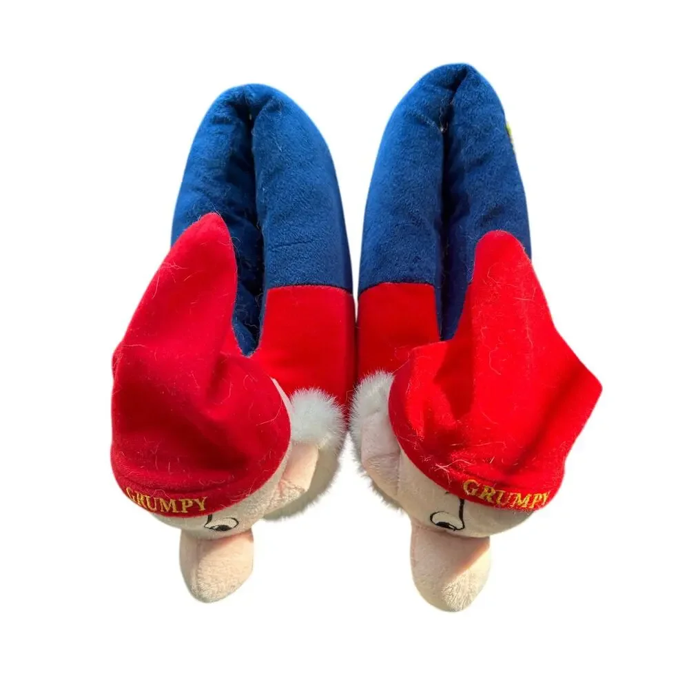Rare Disney Mens Grumpy Slippers Size 9/10
